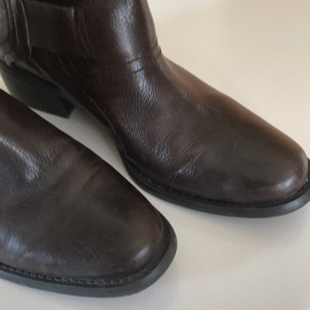 Leather Booties - image 2